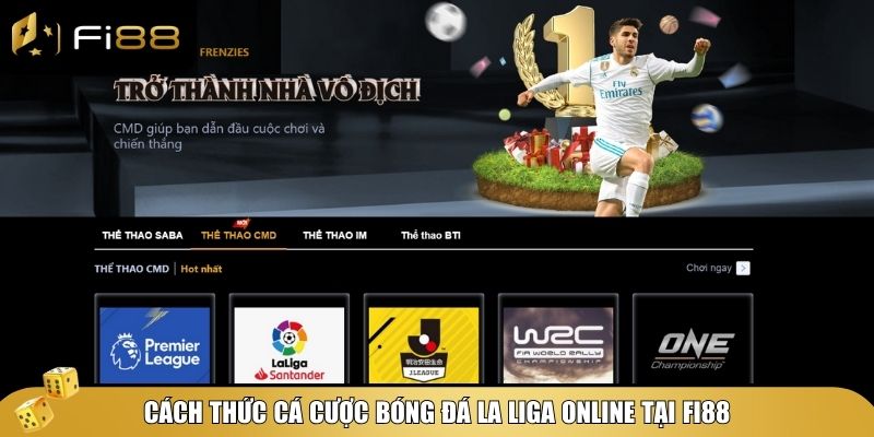 Giải Bóng Đá La Liga - Sôi Động Cùng Giải Vô Địch Tây Ban Nha 4 Quy trinh tham gia cá cược bóng đá La Liga tại Fi88